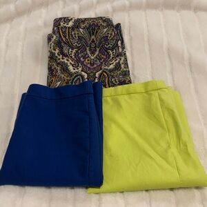 J. Crew Vibrant Women’s Pencil Skirts Lot of 3